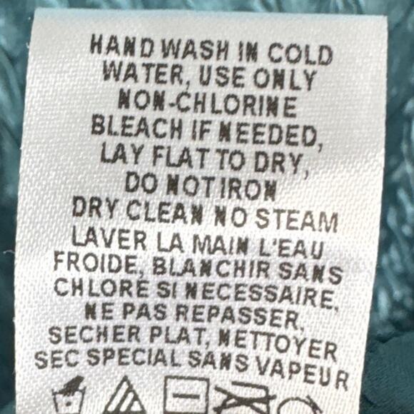 Komarov Midi Dress Hand Pleated Hand Printed  Body Conforming XL Quiet Luxury - Picture 9 of 9